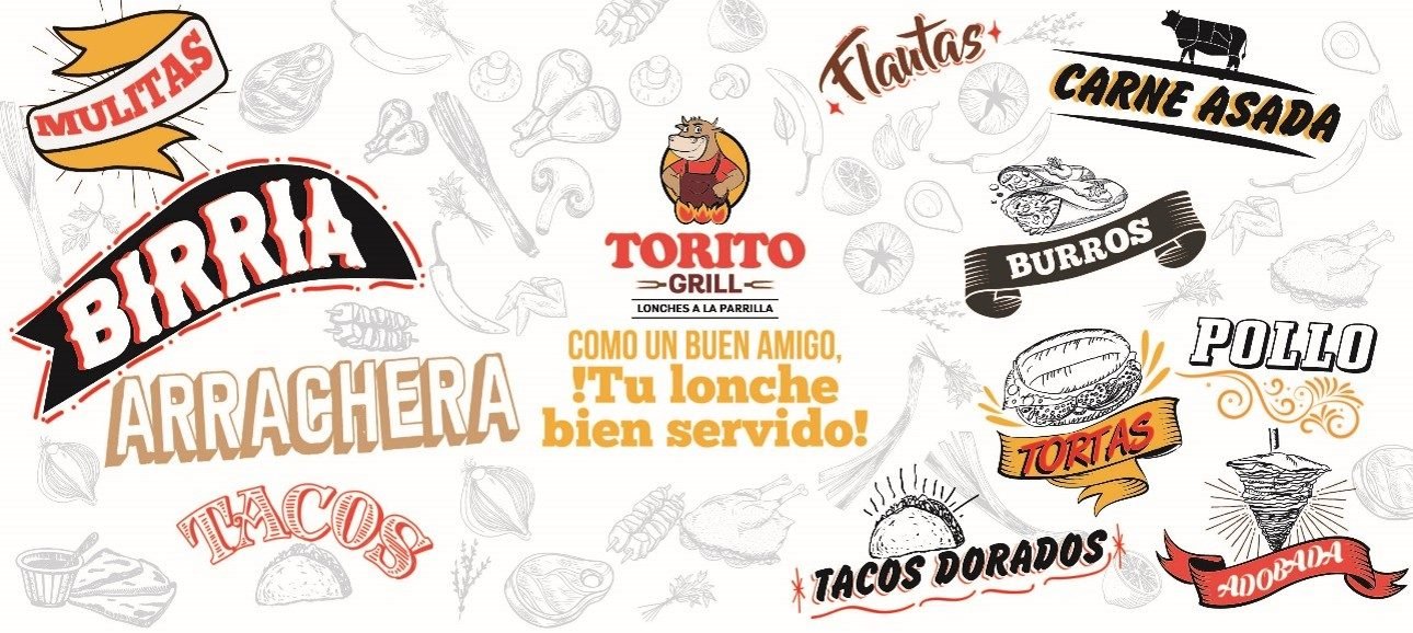 Señalética mural Torito Grill